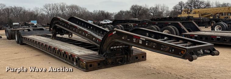 image for item EE1401 1987 Siebert 70T2ABTM lowboy equipment trailer