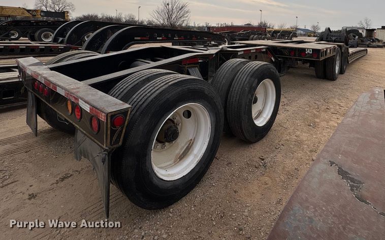 image for item EE1401 1987 Siebert 70T2ABTM lowboy equipment trailer