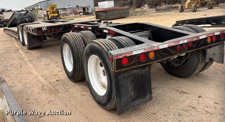 image for item EE1401 1987 Siebert 70T2ABTM lowboy equipment trailer