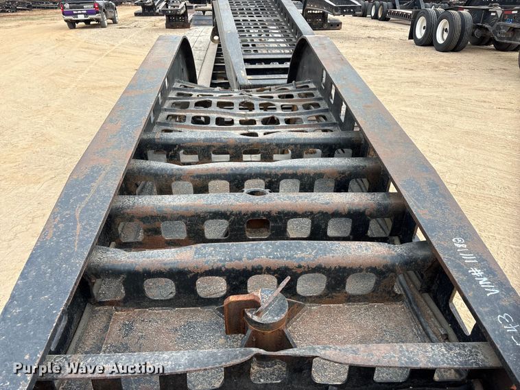 image for item EE1401 1987 Siebert 70T2ABTM lowboy equipment trailer
