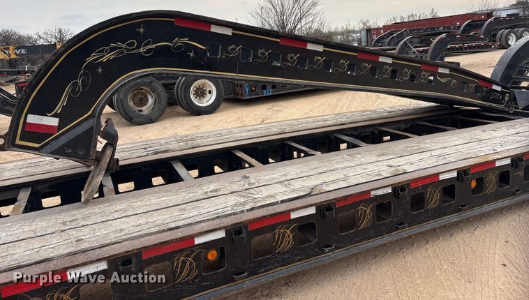 image for item EE1401 1987 Siebert 70T2ABTM lowboy equipment trailer