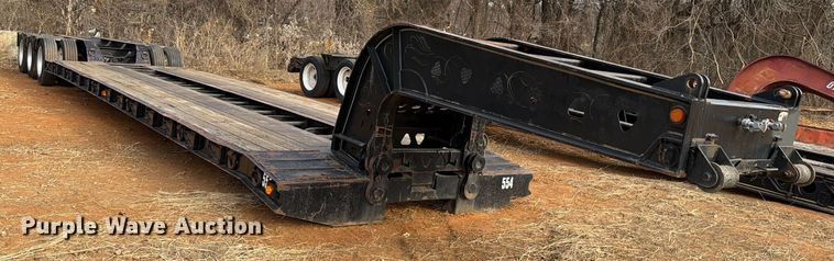 image for item EE1414 1989 Trail King lowboy equipment trailer