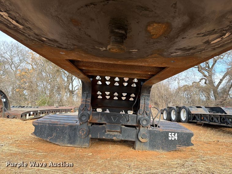 image for item EE1414 1989 Trail King lowboy equipment trailer