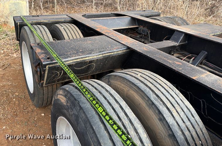 image for item EE1414 1989 Trail King lowboy equipment trailer