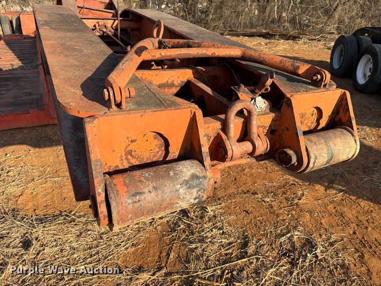 image for item EE1415 1965 Talbert lowboy equipment trailer