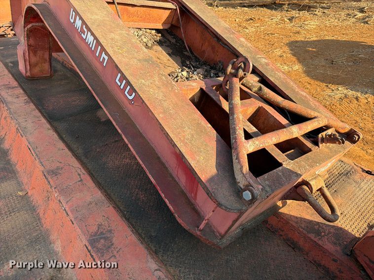 image for item EE1415 1965 Talbert lowboy equipment trailer