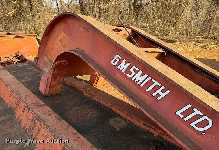 image for item EE1415 1965 Talbert lowboy equipment trailer