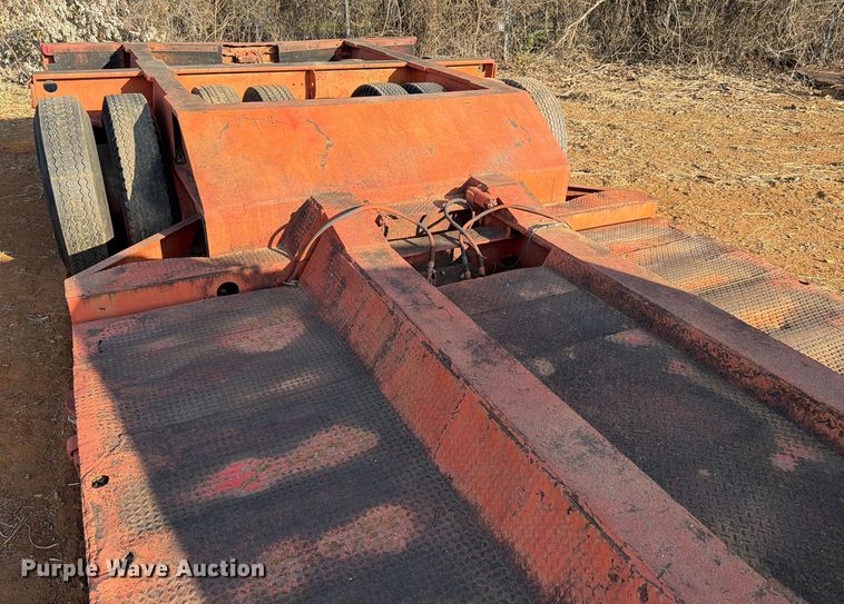 image for item EE1415 1965 Talbert lowboy equipment trailer