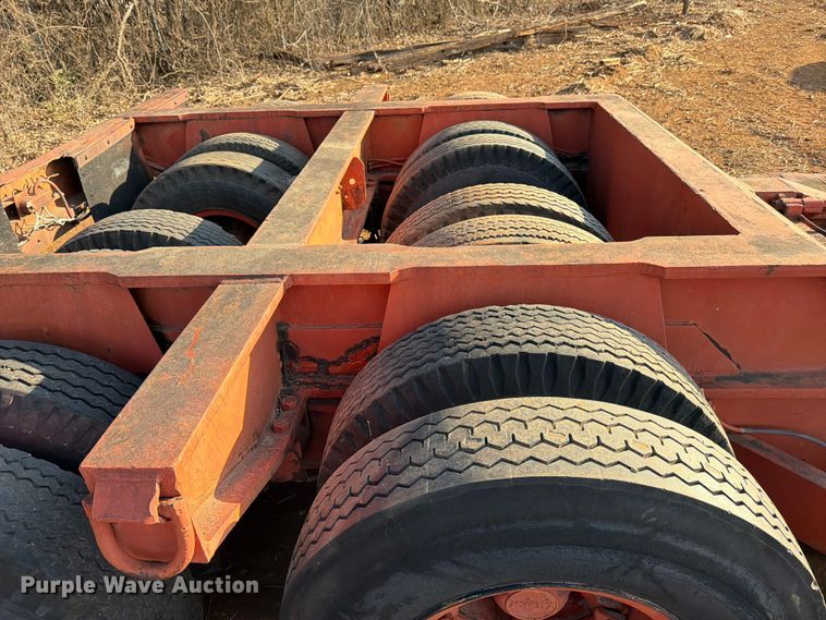 image for item EE1415 1965 Talbert lowboy equipment trailer