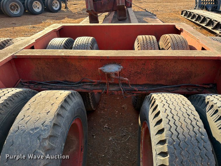image for item EE1415 1965 Talbert lowboy equipment trailer