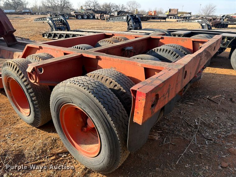 image for item EE1415 1965 Talbert lowboy equipment trailer