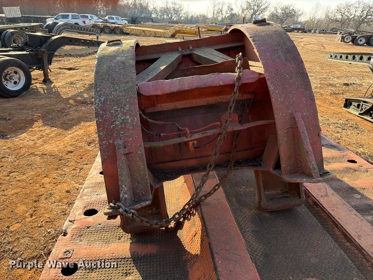 image for item EE1415 1965 Talbert lowboy equipment trailer