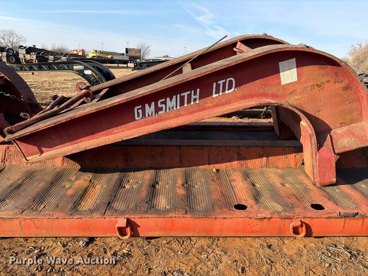 image for item EE1415 1965 Talbert lowboy equipment trailer