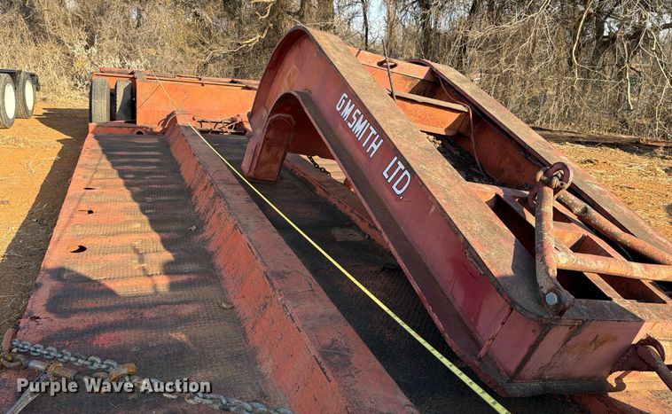 image for item EE1415 1965 Talbert lowboy equipment trailer