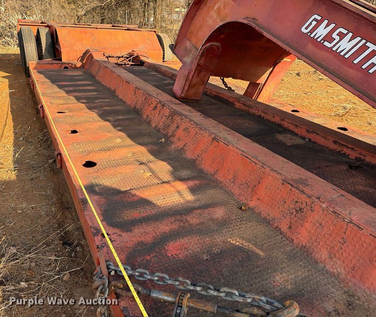 image for item EE1415 1965 Talbert lowboy equipment trailer