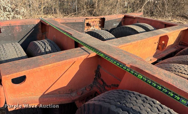 image for item EE1415 1965 Talbert lowboy equipment trailer