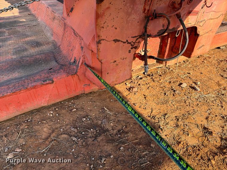 image for item EE1415 1965 Talbert lowboy equipment trailer