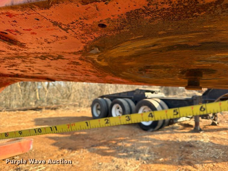 image for item EE1415 1965 Talbert lowboy equipment trailer