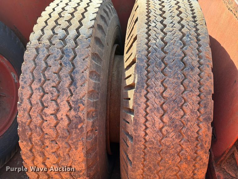 image for item EE1415 1965 Talbert lowboy equipment trailer