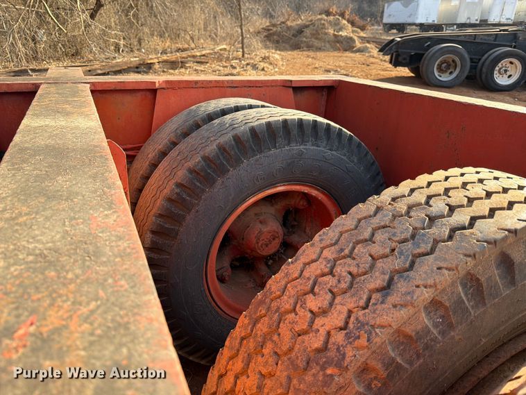 image for item EE1415 1965 Talbert lowboy equipment trailer