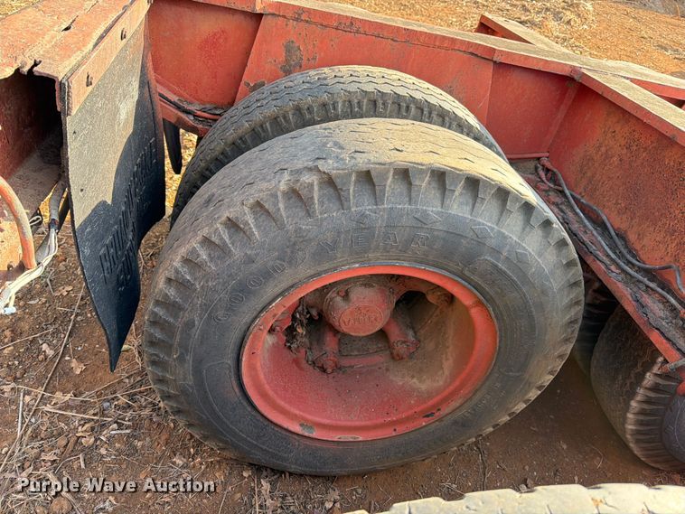 image for item EE1415 1965 Talbert lowboy equipment trailer