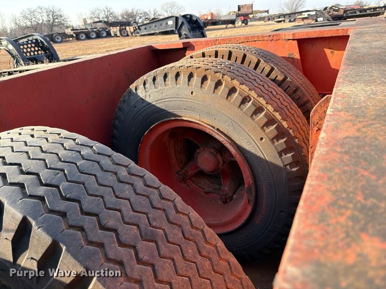 image for item EE1415 1965 Talbert lowboy equipment trailer