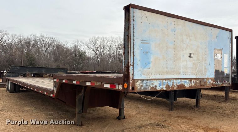 image for item EE1423 1986 Aztec drop deck trailer