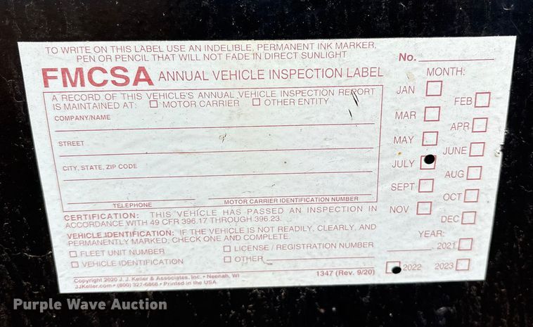 image for item EE1424 1985 Aztec drop deck trailer