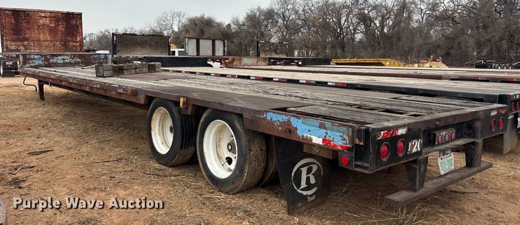 image for item EE1425 1984 Aztec drop deck trailer