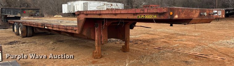 image for item EE1432 1985 Aztec drop deck trailer