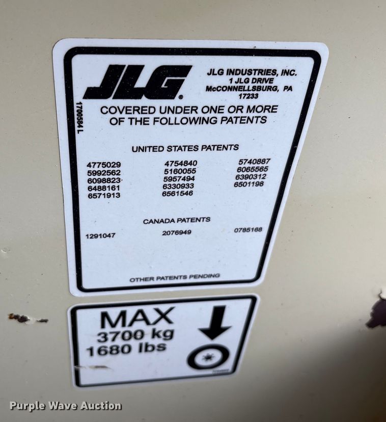 image for item EF0995 2004 JLG 4069LE scissor lift