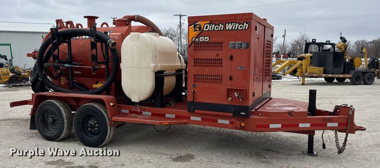 image for item EF2396 2016 Ditch Witch FX65 vacuum trailer