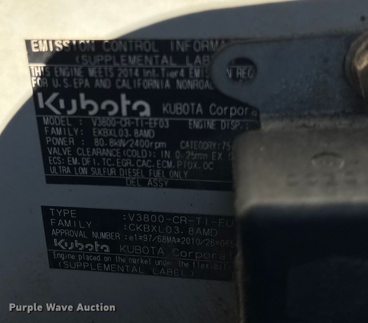 image for item EF2397 2015 Takeuchi TL12 skid steer loader