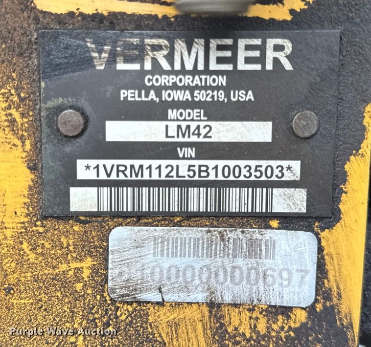 image for item EF2400 2011 Vermeer LM42 cable plow
