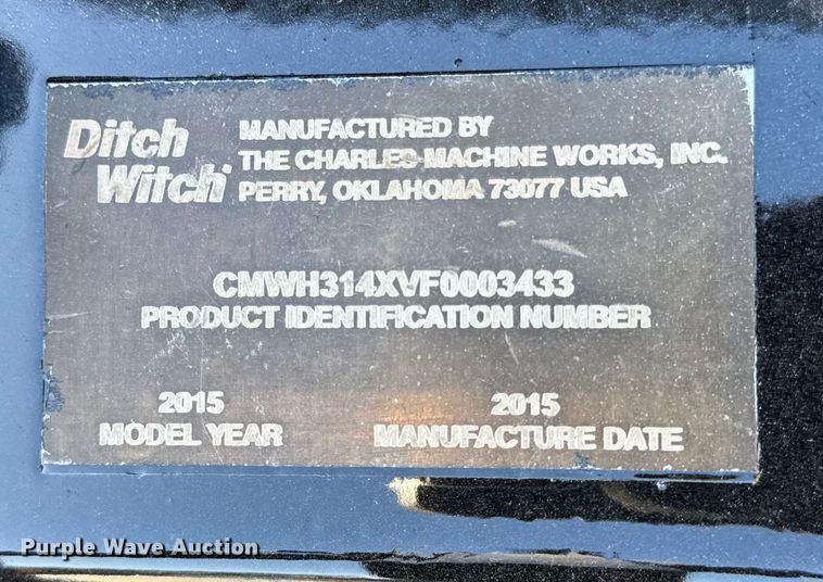 image for item EF2403 2015 Ditch Witch RT45 trencher