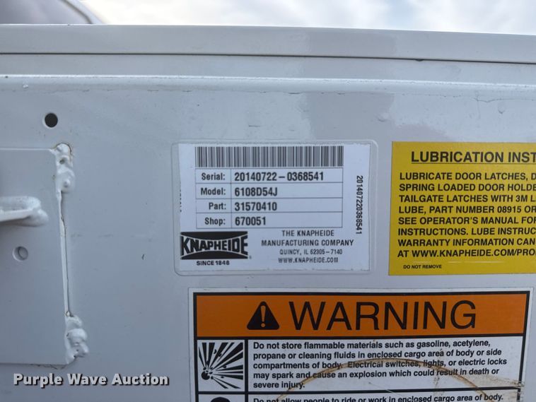 image for item EG2010 2014 RAM 5500HD utility / service truck