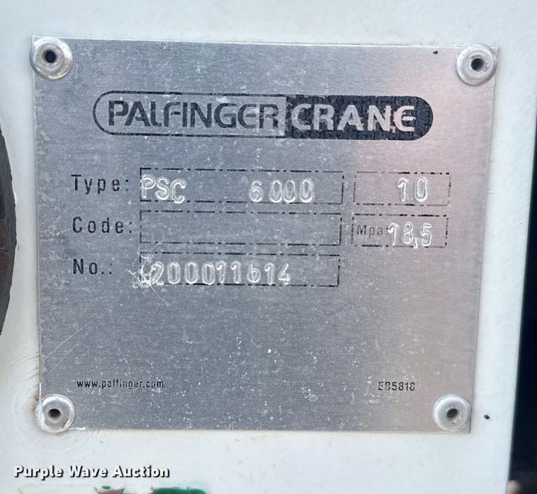 image for item EG2020 2012 Freightliner Business Class M2 crane truck