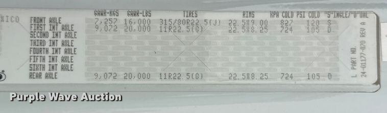 image for item EG2020 2012 Freightliner Business Class M2 crane truck