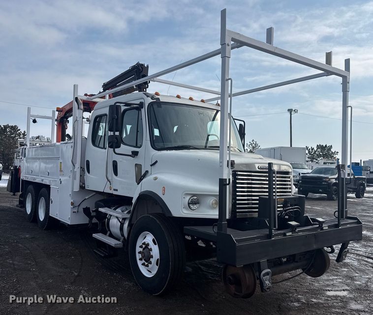 image for item EG2022 2010 Freightliner Business Class M2 Crew Cab crane truck