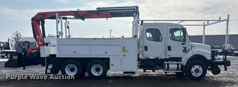 image for item EG2022 2010 Freightliner Business Class M2 Crew Cab crane truck
