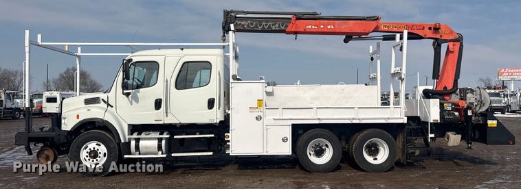 image for item EG2022 2010 Freightliner Business Class M2 Crew Cab crane truck