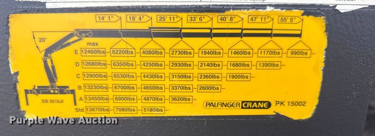 image for item EG2022 2010 Freightliner Business Class M2 Crew Cab crane truck