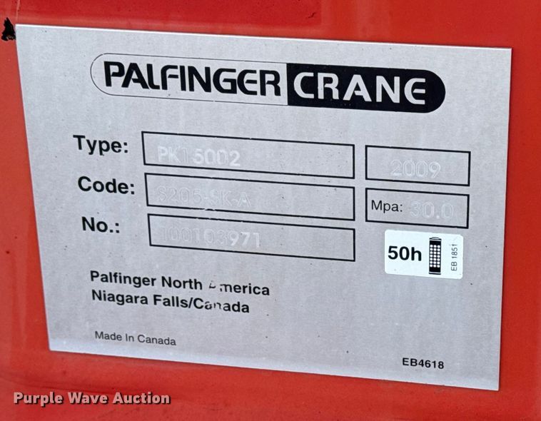 image for item EG2022 2010 Freightliner Business Class M2 Crew Cab crane truck