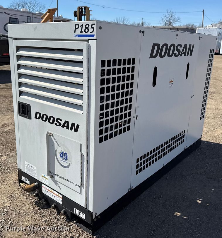image for item EG2049 2017 Doosan P185WDOU-T4F air compressor