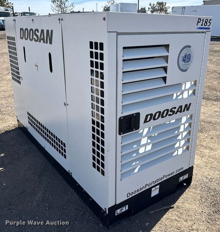 image for item EG2049 2017 Doosan P185WDOU-T4F air compressor
