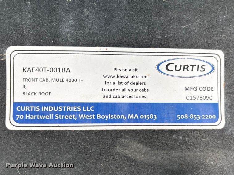 image for item EI5726 2019 Kawasaki Mule 4010 utility vehicle