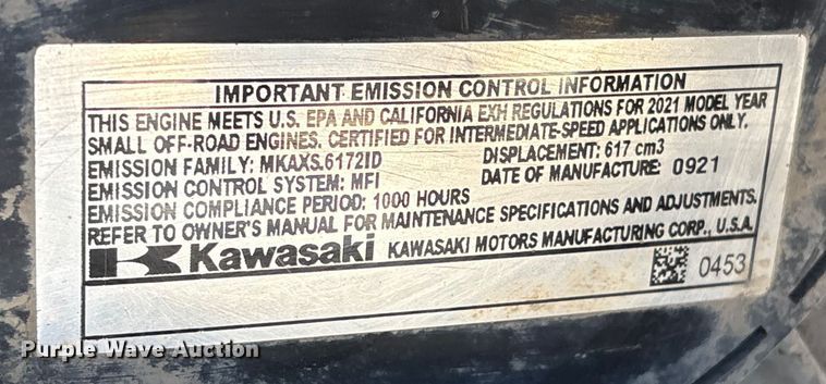 image for item EI5726 2019 Kawasaki Mule 4010 utility vehicle