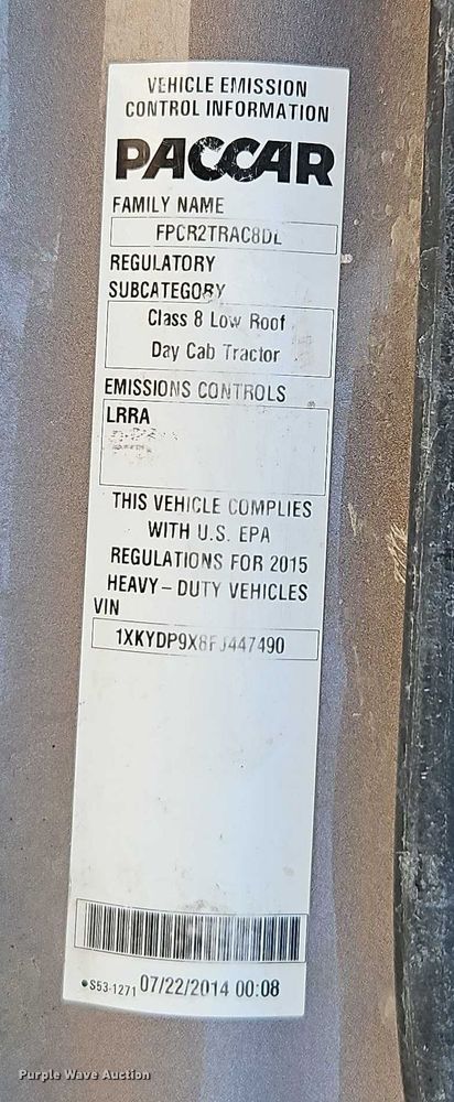 image for item EO4979 2015 Kenworth T680 semi truck