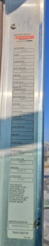 image for item EO4980 2013 Kenworth T660 semi truck