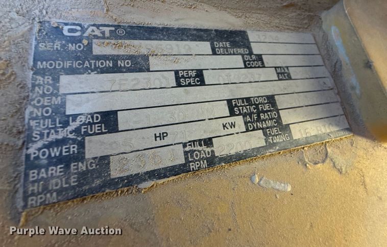 image for item EP2909 1991 Caterpillar D4H dozer